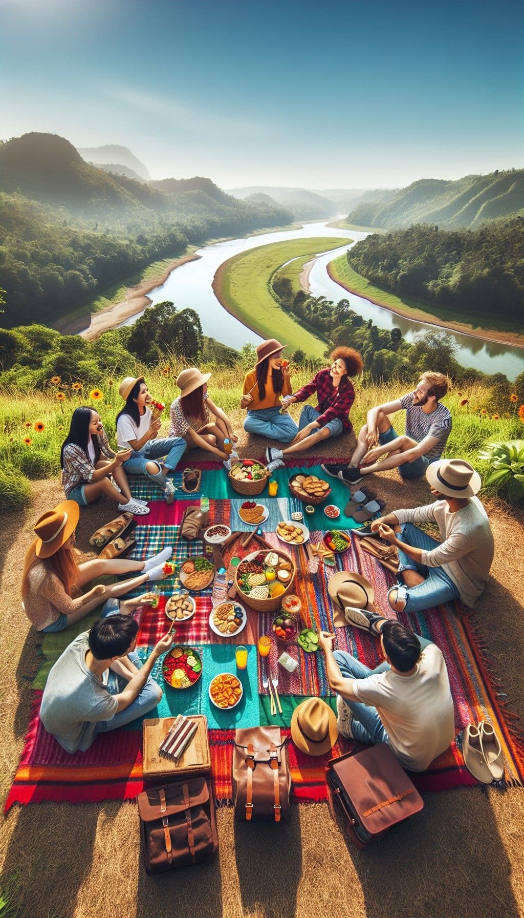 Women cooking traditional food together